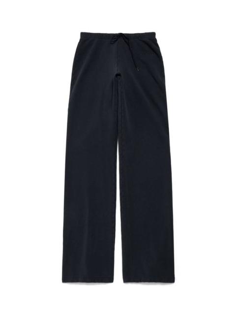 BALENCIAGA Women's Bow Flared Sweatpants in Faded Black