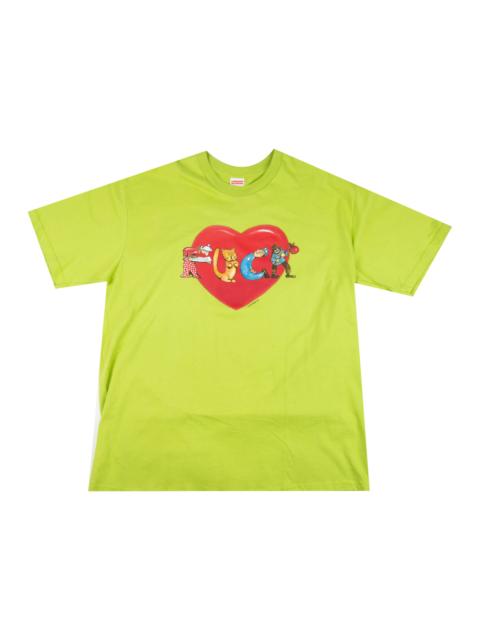Supreme Supreme Fuck Love Tee Lime