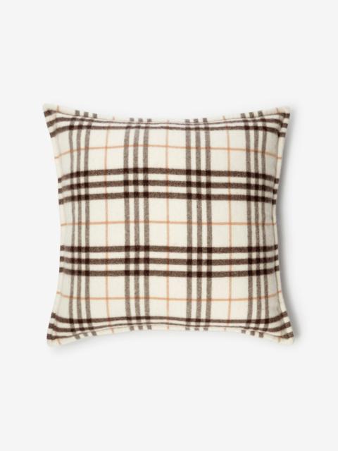 Burberry Check Cashmere Cushion
