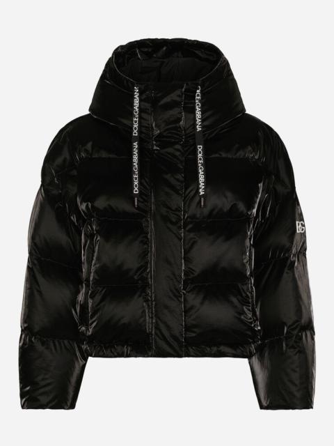 Dolce & Gabbana Coated nylon down jacket