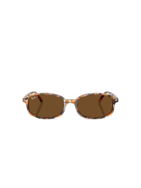 Ray-Ban tortoiseshell oval-frame sunglasses