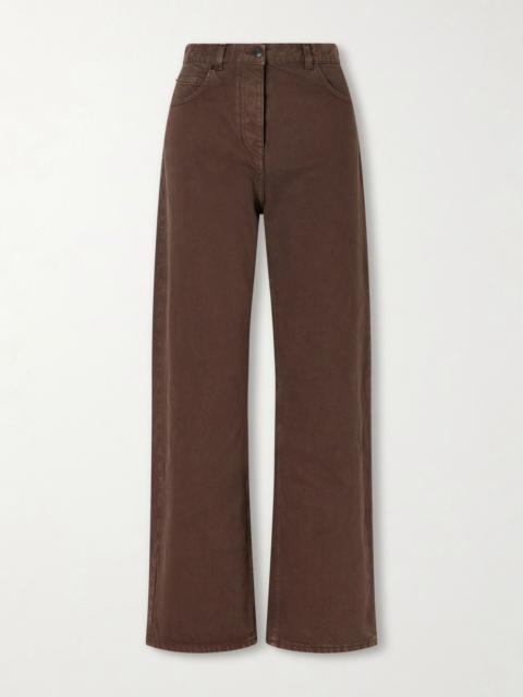 The Row Finbar high-rise jeans Brown