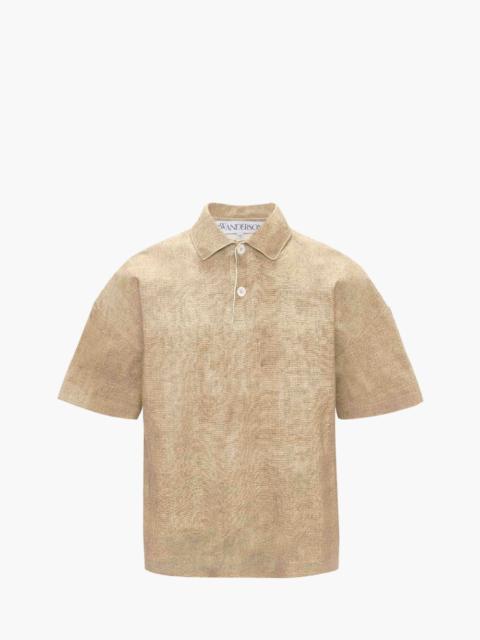 JW Anderson LEATHER POLO SHIRT
