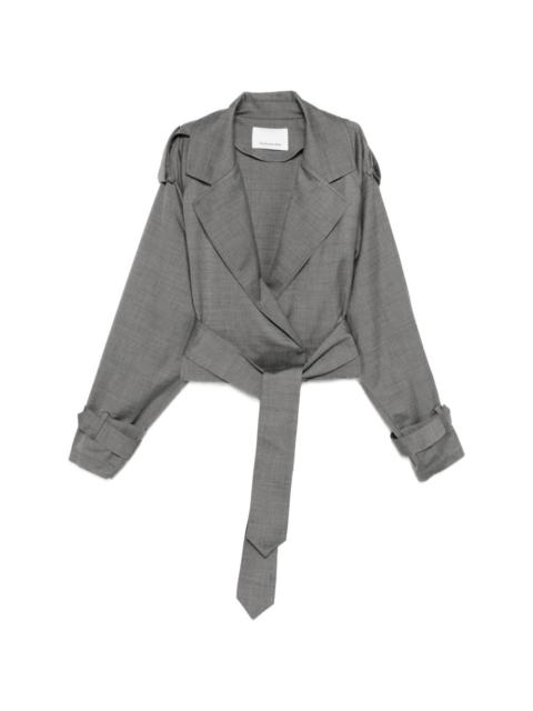 The Frankie Shop Simona belted jacket