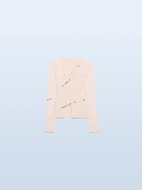 JACQUEMUS Le cardigan tordu