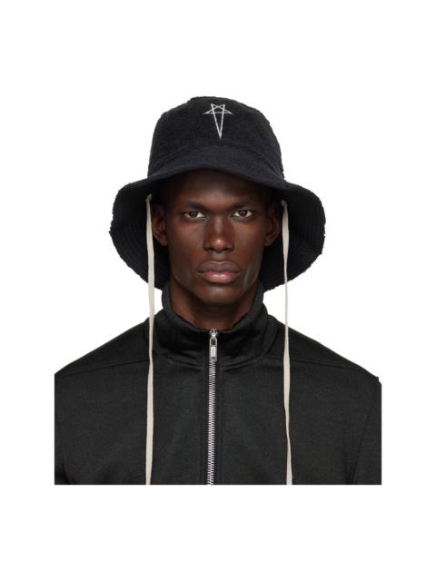 Rick Owens Black Temple Beach Hat