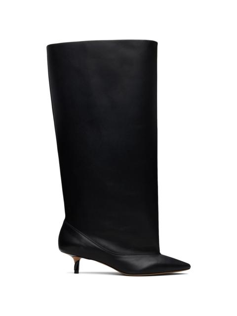 JACQUEMUS Black 'The high Tourni' Tall Boots