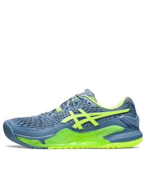 Asics Gel Resolution 9 'Steel Blue Hazard Green' 1041A330-400