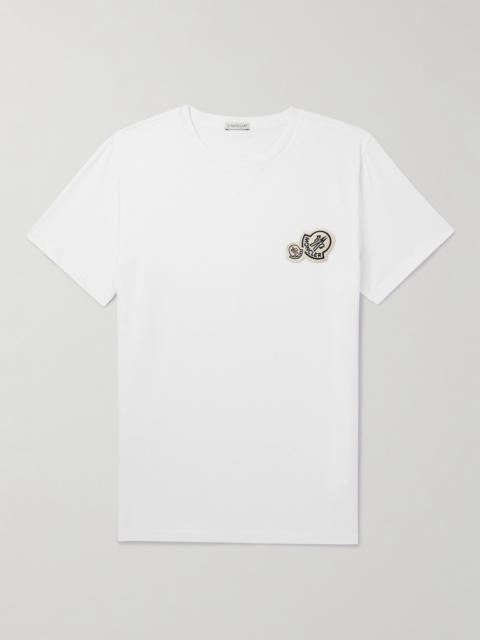Moncler Logo-Appliquéd Cotton-Jersey T-Shirt