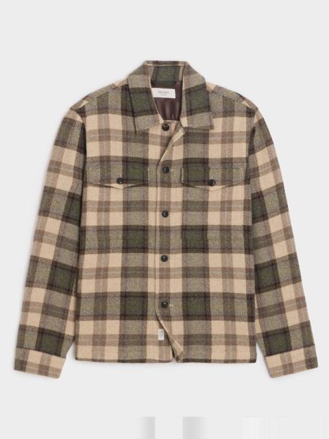 TODD SNYDER Cashmere-Wool Lowland Shirt Jacket
