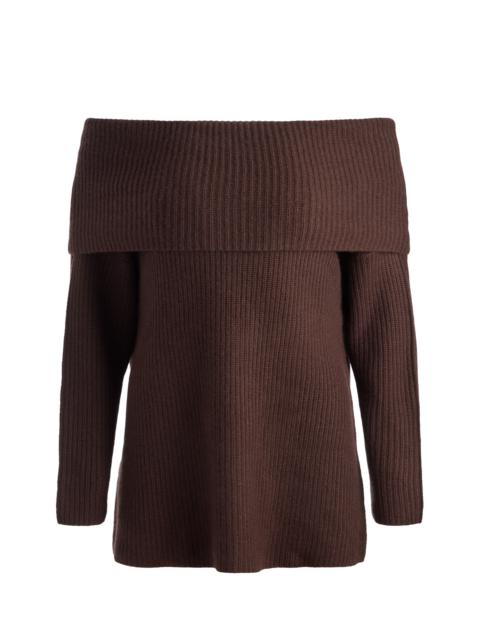 Alice + Olivia GINGER OFF THE SHOULDER PULLOVER