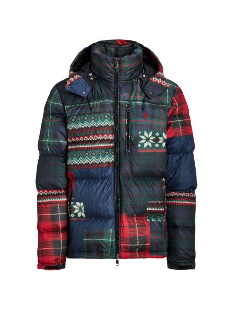 Polo Ralph Lauren The Gorham Patchwork-Print down jacket