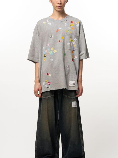 Maison MIHARAYASUHIRO Price Tag Sticker Printed T-shirt