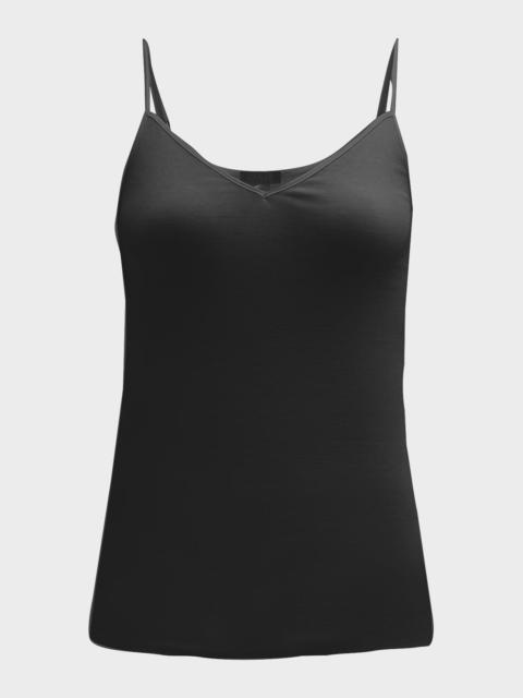 HANRO Seamless Cotton V-Neck Camisole