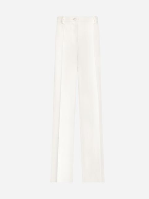 Dolce & Gabbana Flared double crepe pants