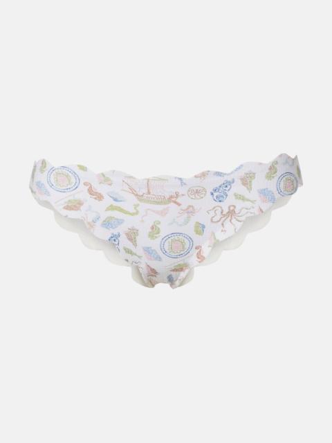 MARYSIA Antibes scalloped bikini bottoms