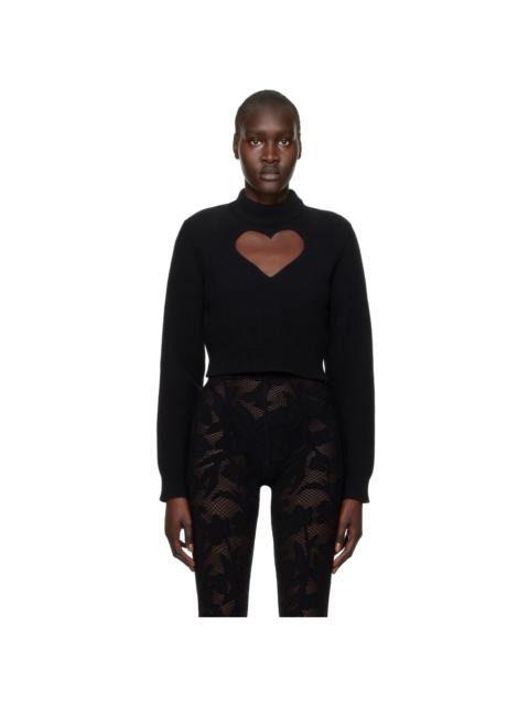 Alaïa Black Heart Sweater