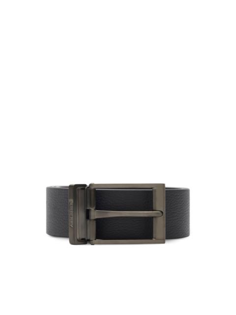 Burberry reversible check belt