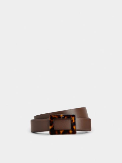 Roger Vivier Belle Vivier Belt in leather