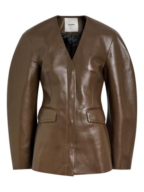 Nanushka Erina  V-neck jacket
