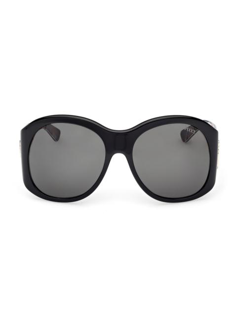 PUCCI Women's 59MM Oval Sunglasses - Black