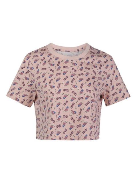 Nike (WMNS) Nike AS W Nike Sportswear Tee CROP SUMMER FUN 2 WASHED CORAL CU9698-664