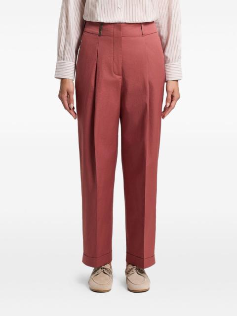 PESERICO pleated trousers