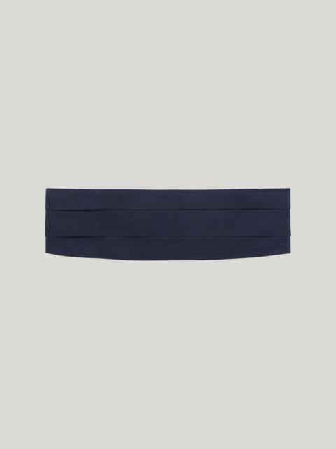 Canali BLUE SILK CUMMERBAND - LARGE