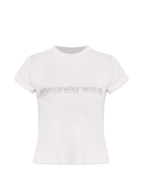 Alexander Wang Baby Tee with Hotfix Graphic