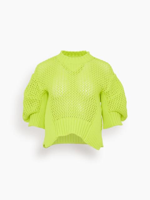 sacai Knit Pullover in Yellow