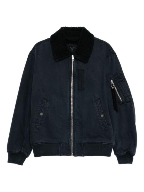 rag & bone denim bomber jacket