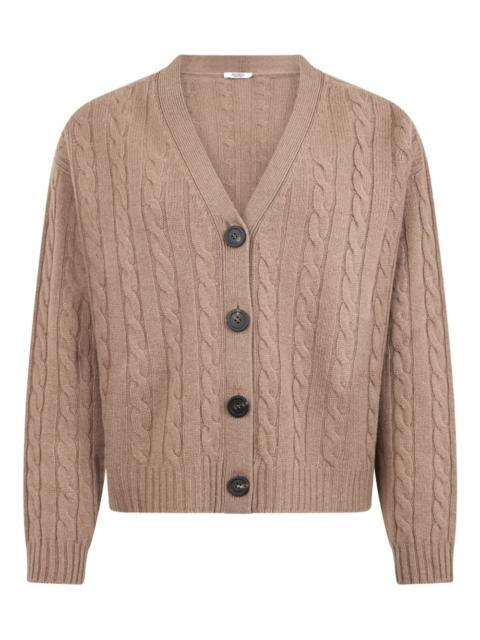 PESERICO cable-knit button cardigan