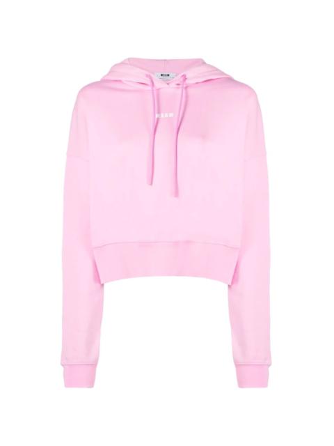 MSGM logo-print hoodie