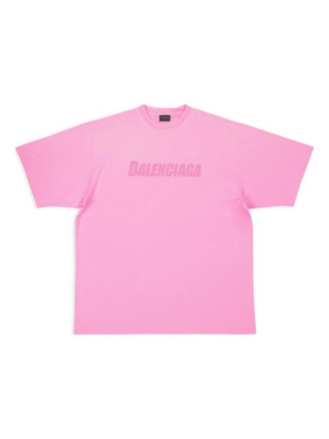 BALENCIAGA Oversized Embroidered Logo-Print Cotton-Jersey T
