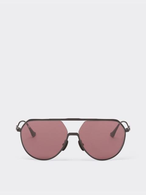 Ferrari Ferrari sunglasses in matt black titanium with exclusive Contrast Pro™ lenses