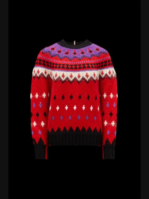 Moncler Alpaca & Wool Jacquard Sweater