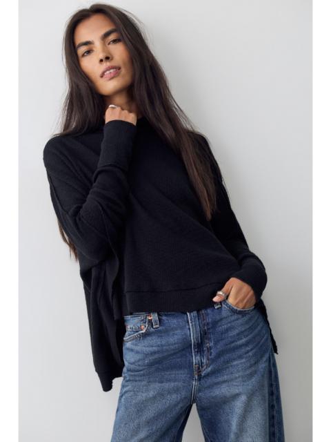FREE PEOPLE We The Free Moon Daisy Turtle-Neck Twofer