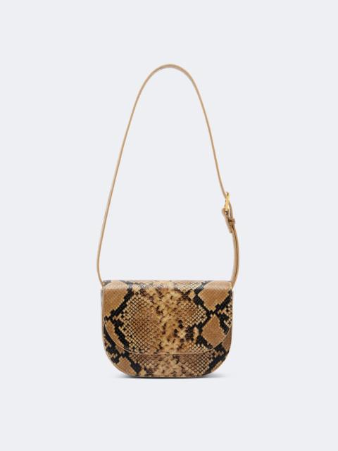 NILI LOTAN Francoise snake-effect leather crossbody bag