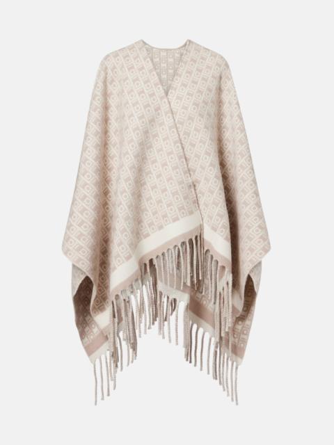 FERRAGAMO Gancini virgin wool shawl