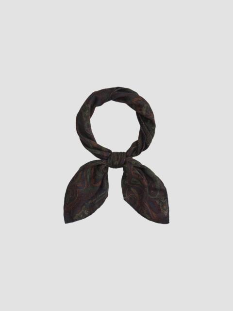Ralph Lauren Men's Paisley Wool-Silk Neck Scarf - Navy Multi