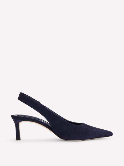 BODEN Hope Slingback Kitten Heels-Dark Navy