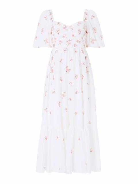 Needle & Thread Flora Ditsy Cotton Ankle Gown