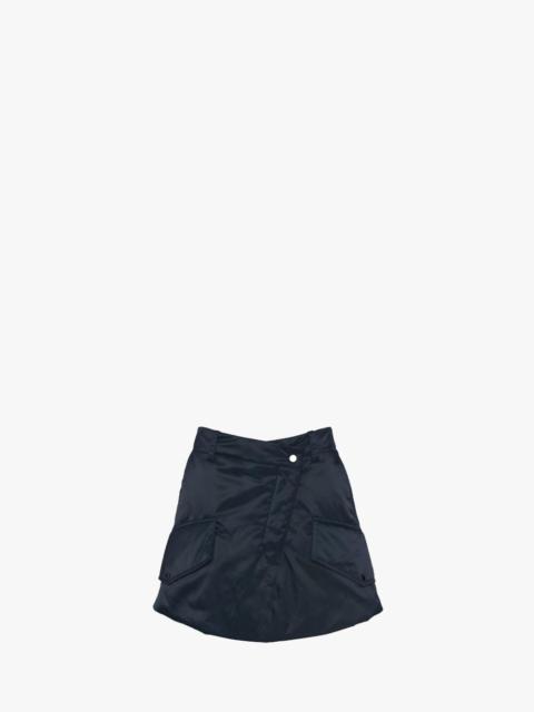 PADDED CARGO MINI SKIRT