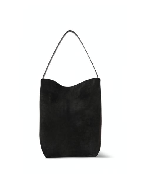 Medium N/S Park Suede Tote black