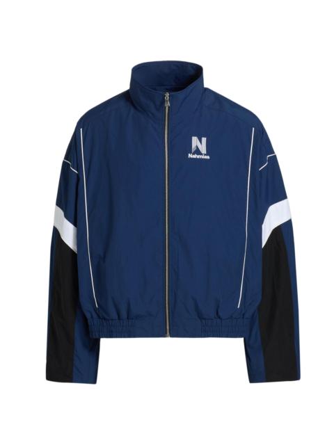 NAHMIAS Men's Warm Up Jacket - Cobalt Blue Nylon