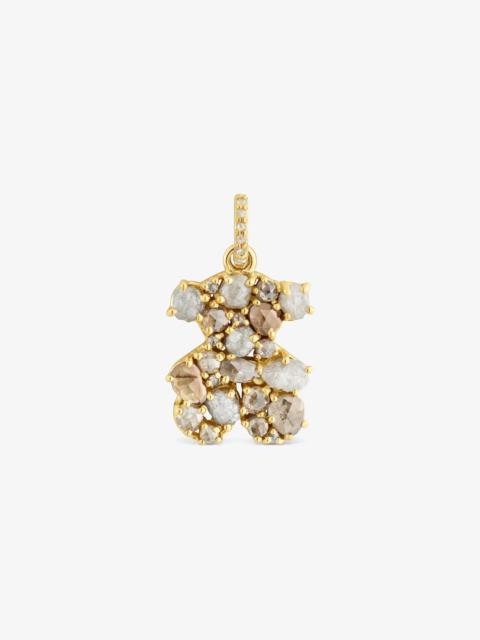TOUS Bear Pendant with 18K gold vermeil and diamonds TOUS Sweet 40s