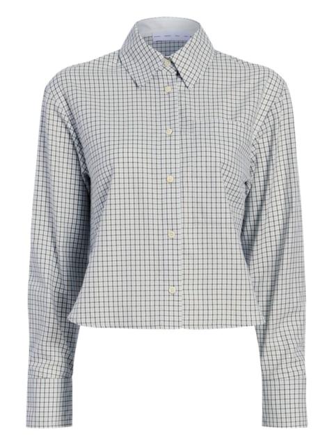 Proenza Schouler Olive check shirt
