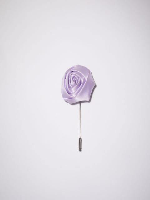 Acne Studios Rose brooch - Lilac purple