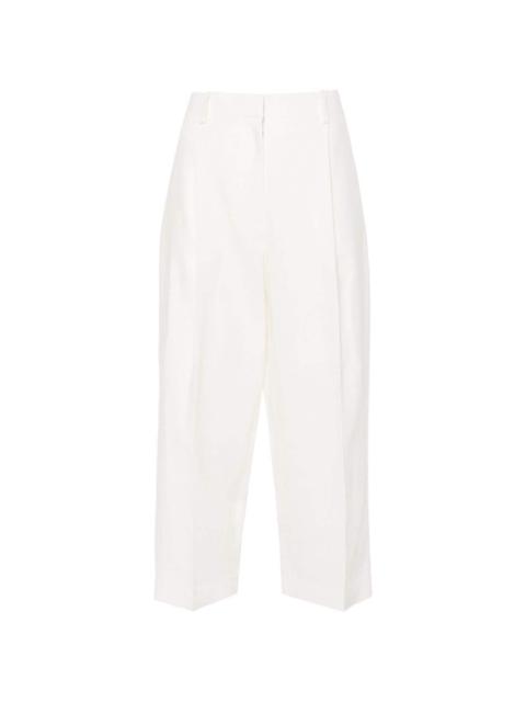 Tonnie pleat-detail cropped trousers