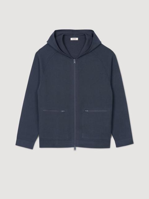 Sandro MILANO KNIT HOODED CARDIGAN